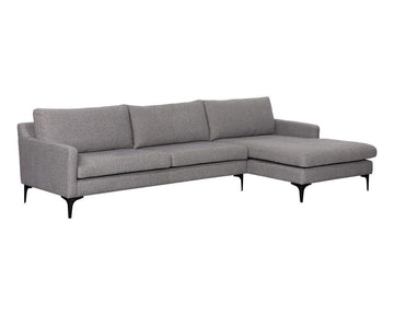 Buy Andie Sofa Chaise - Davis Dark Grey for Ultimate Comfort | Gibonae