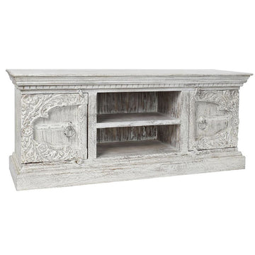Home Decor Metal White Mango wood TV Furniture