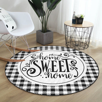 Sweet Home Round Rug