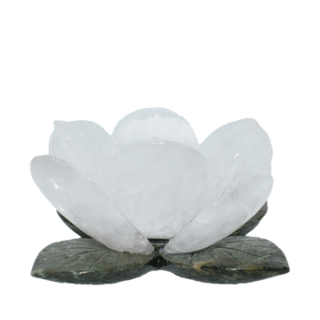 Flower Quartz Candle holder