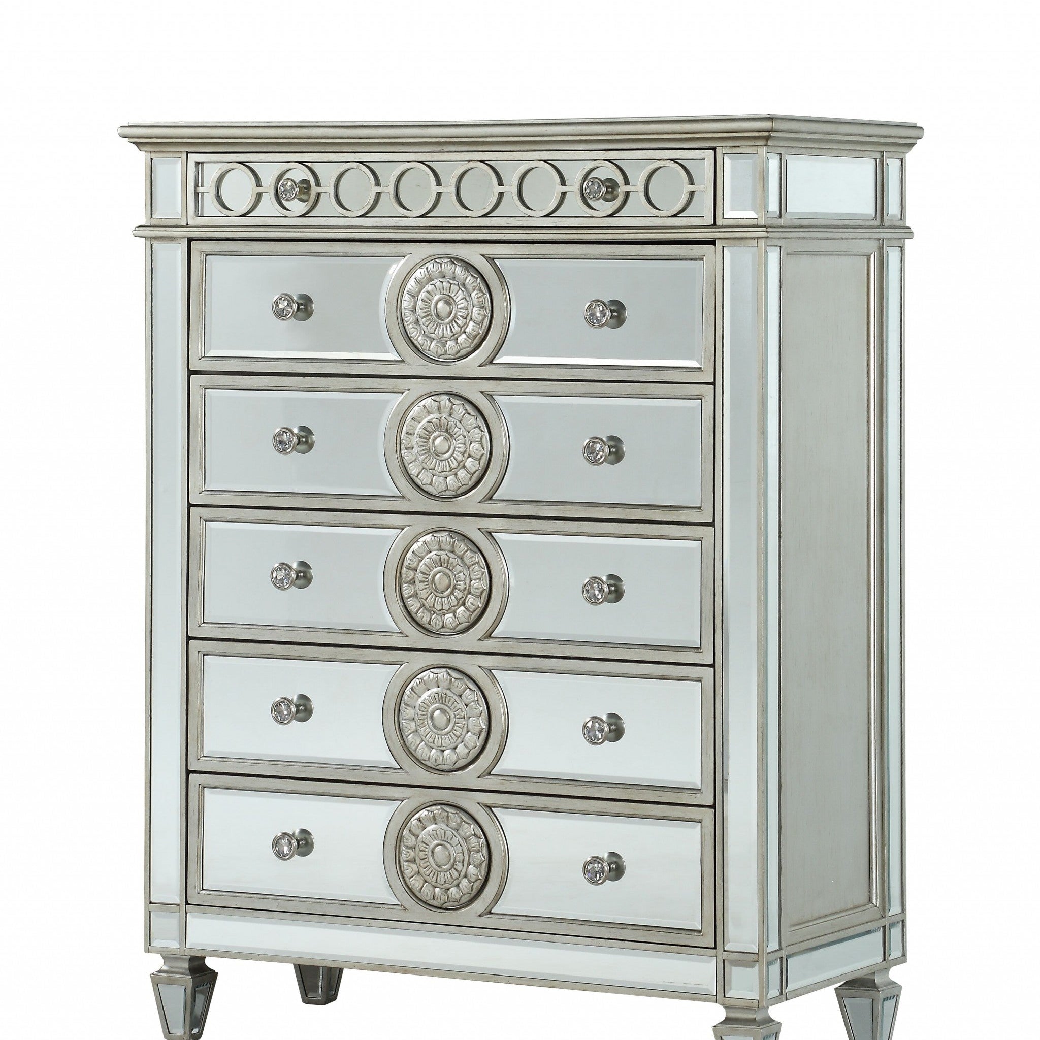 mirrored chest of drawers