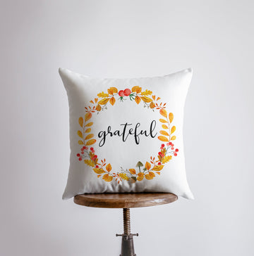 Grateful Pillow Cover