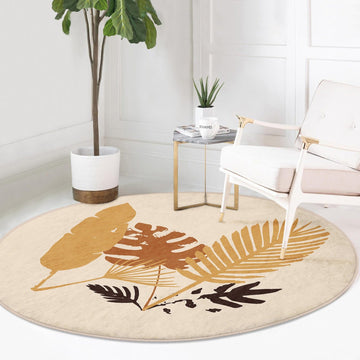 Modern Abstract Round Rug