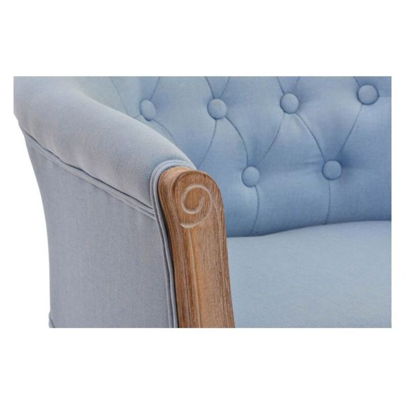 Buy Armchair DKD Home Decor in Blue Polyester Wood for Stylish Comfort | Gibonae