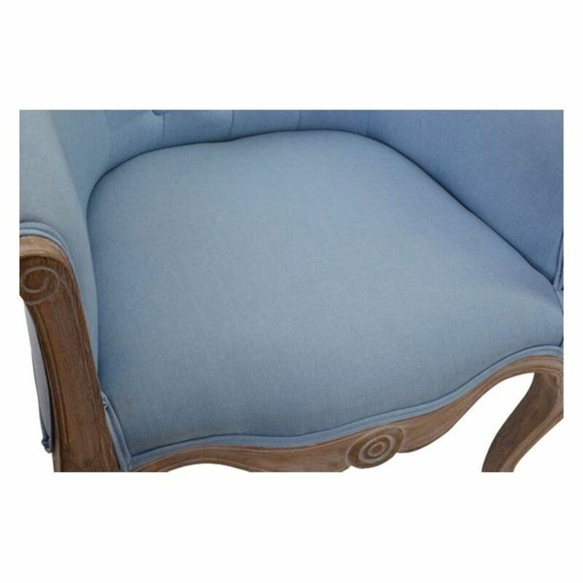 Buy Armchair DKD Home Decor in Blue Polyester Wood for Stylish Comfort | Gibonae