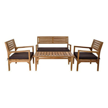 Home Decor Table Set with 3 Armchairs