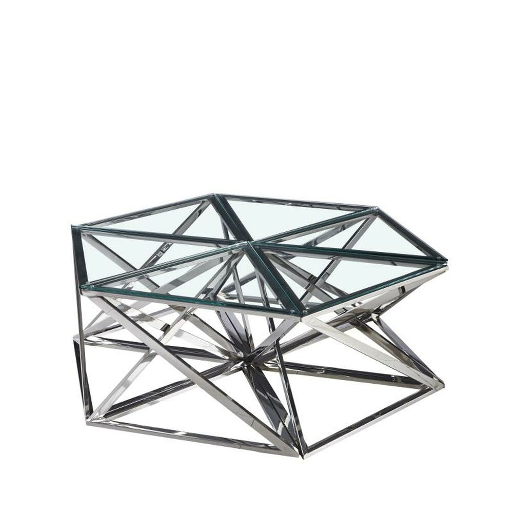 Home Decor Crystal Steel Side Table