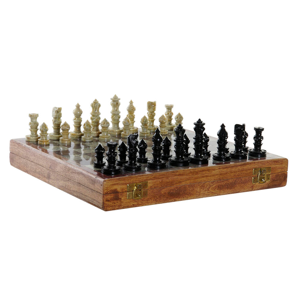 Home Decor Stone Rosewood Chess