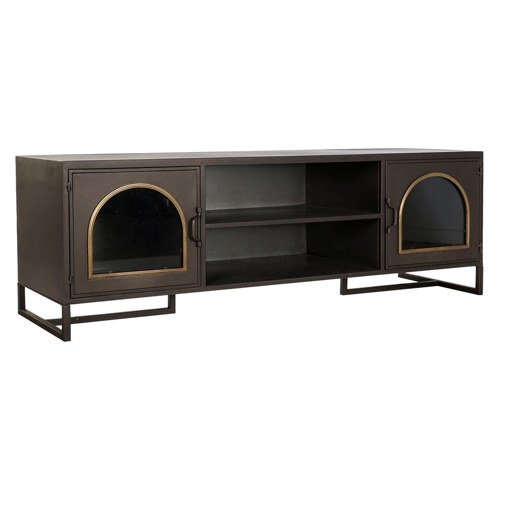 Home Decor Black Crystal Metal TV Furniture