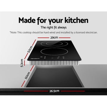 Electric Ceramic 30cm Kitchen Cooker Hob