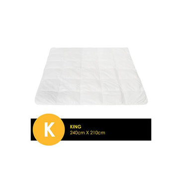 Casa Decor Silk Quilt Hypoallergenic White