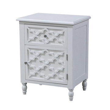 Daintree White Bedside Or Side Table