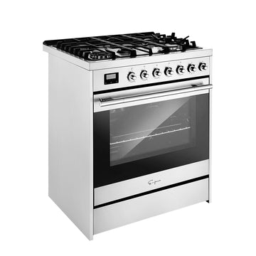 Empava 30GR06 30 Inch Freestanding Range Gas Cooktop And Oven