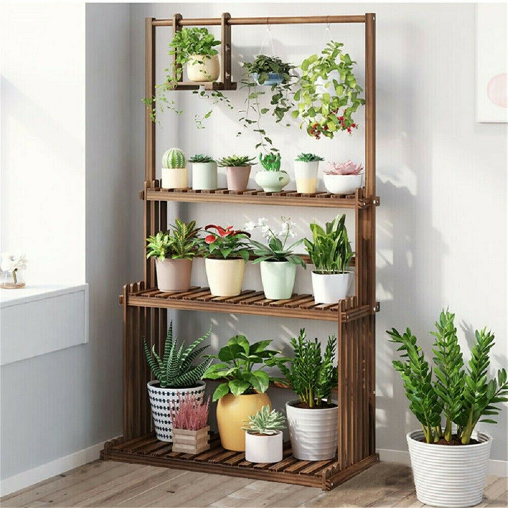 Wooden Plant Home Decor Stand