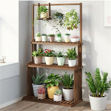 Wooden Plant Home Decor Stand