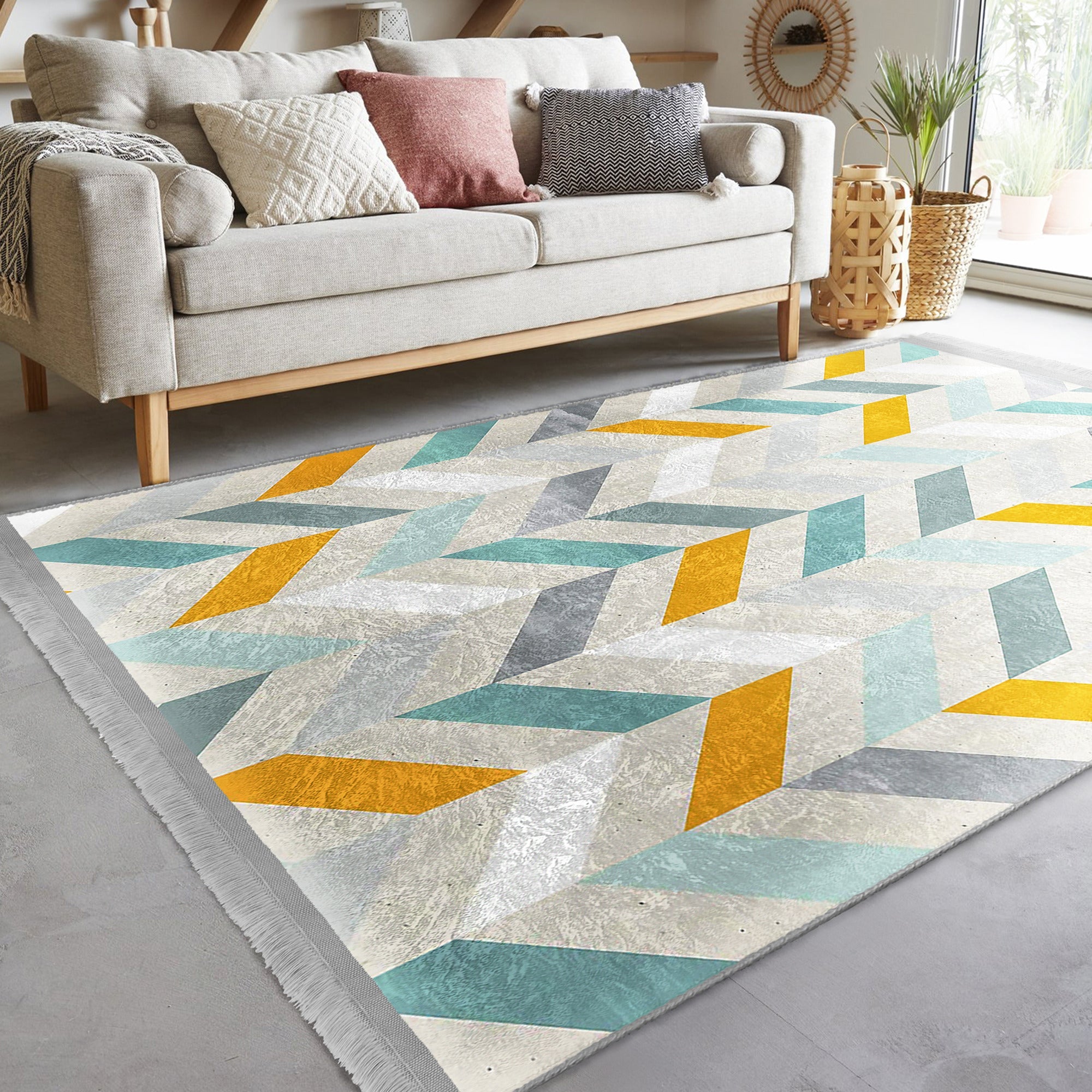 Modern Home Washable Area Rug