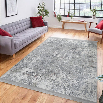 Grey Bedroom Decor Washable Area Rug