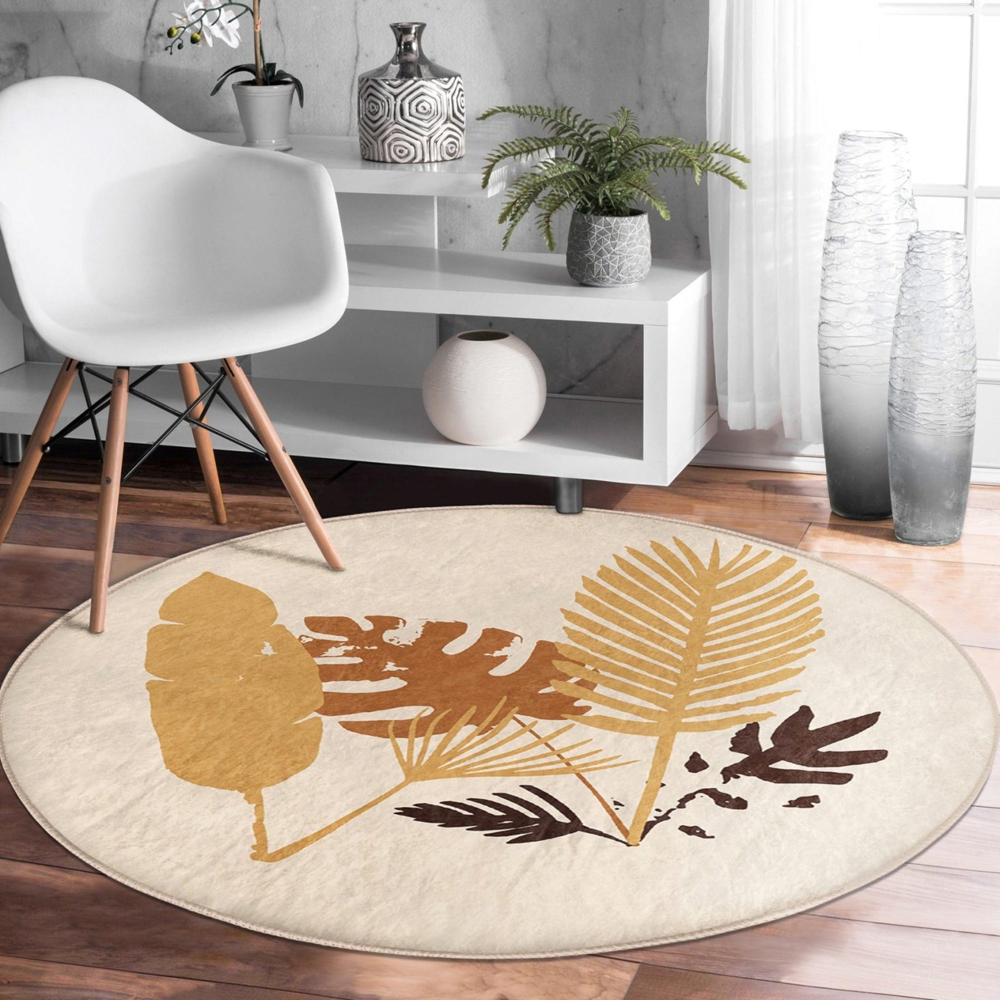 Washable Round Rug