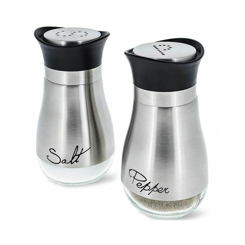 Stainless Steel Salt and Pepper Shakers