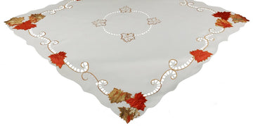 Scrolling Leaf Table Topper