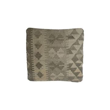 Kilim Handwoven Silver Cushion Cover