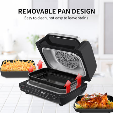 Smart 7-in-1 Indoor Electric Grill Air Fryer