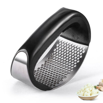 Garlic Press Manual Grinding Curved Ginger Crusher