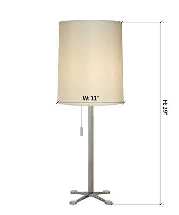 Ascent Table Lamp in Polished Chrome