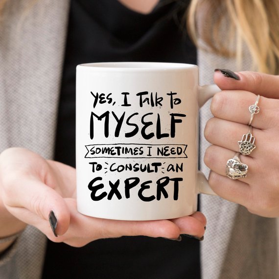 Yes I Talk to Myself Coffee Mug